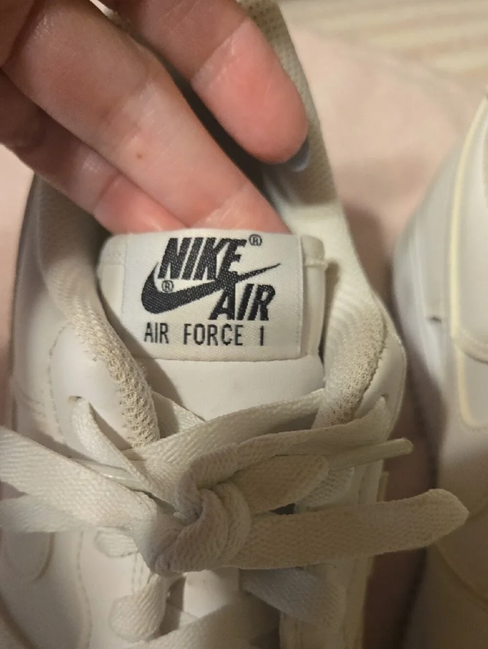 Nike Kids White Low-Top Leather Sneakers
